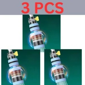 3 Pic 360 Degree Rotatable 6 Layter water Filter