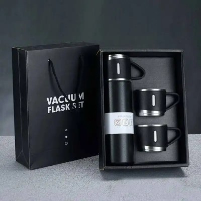 Vacuum Flask Set(black color)