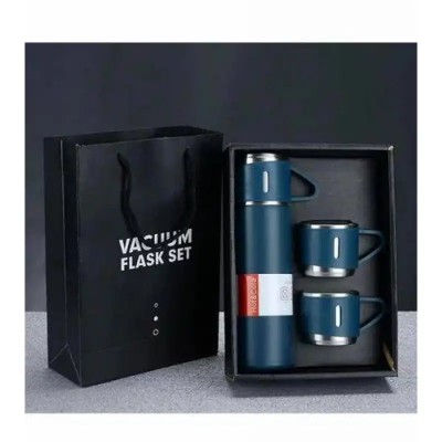Vacuum Flask Set(Blue color)